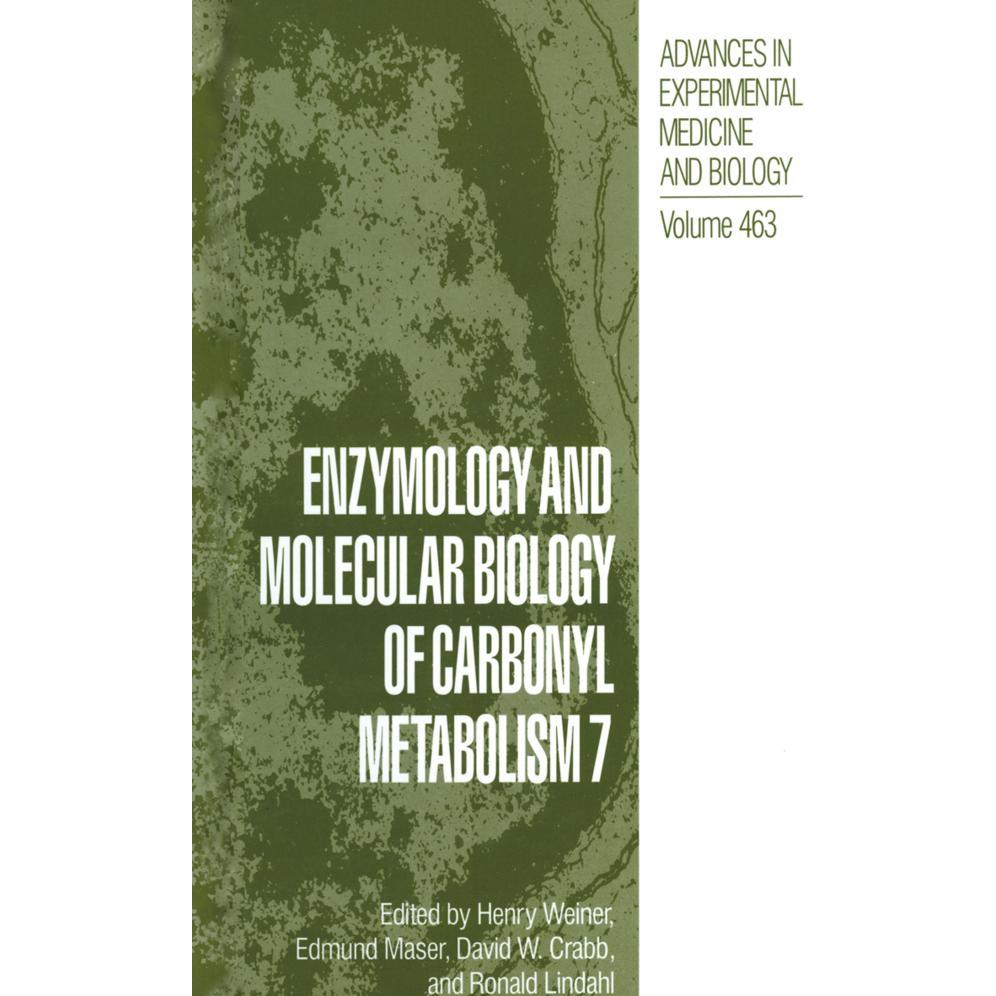 Enzymology and Molecular Biology of Carbonyl Metabolism 7, Fachbücher von Ronald Lindahl, Edmund Maser, Henry Weiner, Da...