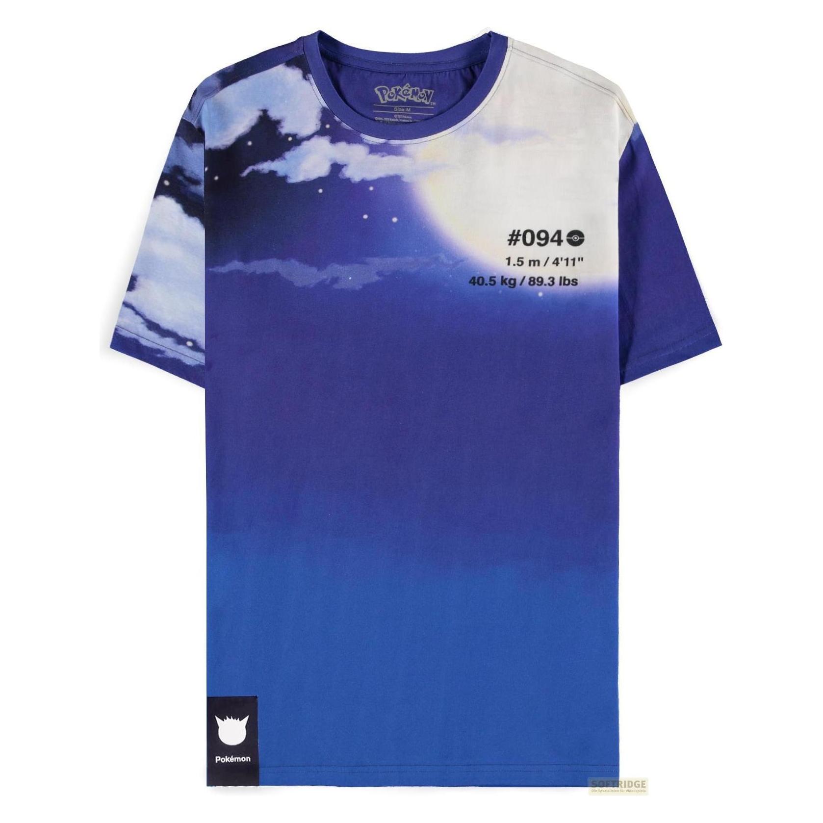Difuzed, Herren, Shirts, Pokemon - Ectoplasma - T-shirt Homme (Xs), Mehrfarbig, (Xs)