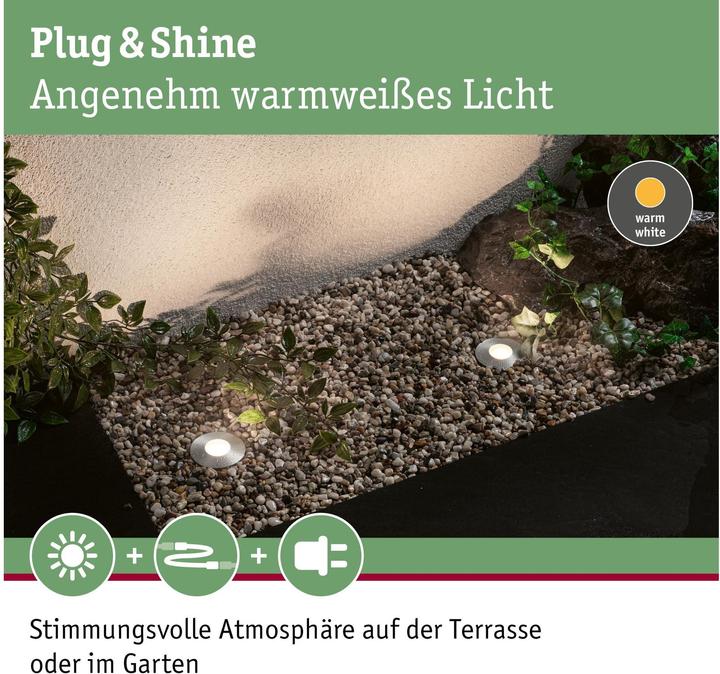Produktbild Paulmann Outdoor Plug & Shine Floor Mini Starterset (95 lm, IP67)