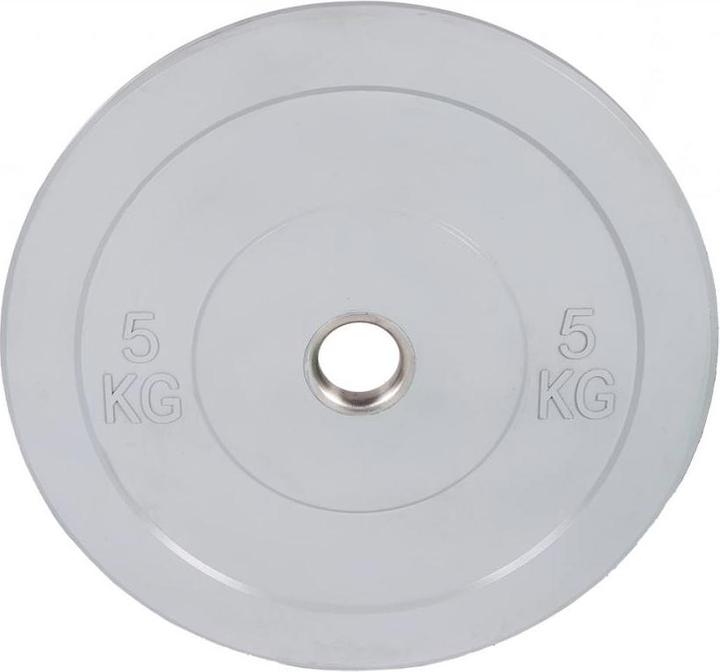 Actual product image Fitcom Colour Bumper Plate (1 x 5 kg)