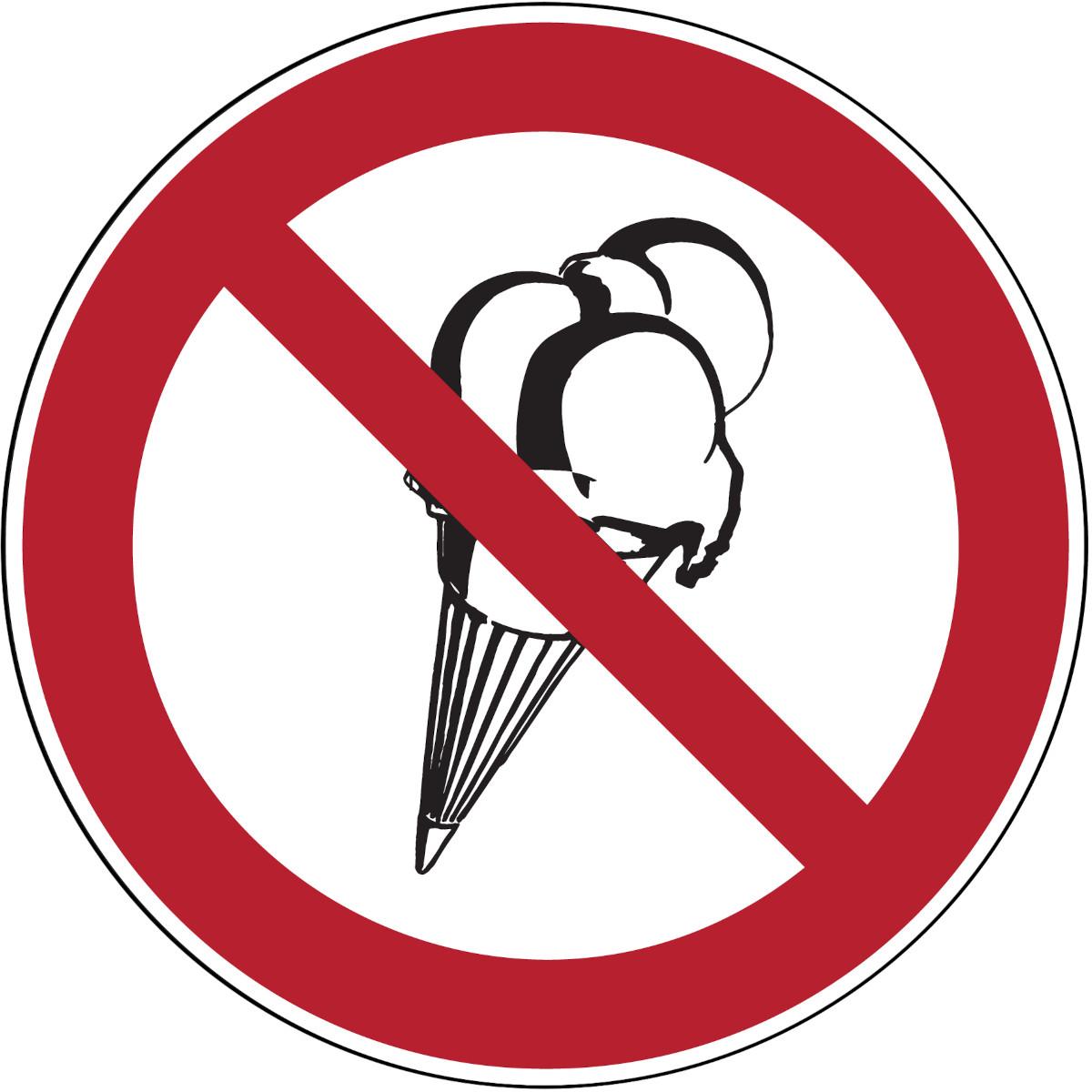 Brady, Segnaletica di sicurezza, PIC 638-DIA 200-B7541, Cartelli di divieto - Divieto di ghiaccio