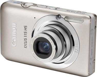 Image du produit Canon IXUS 115 HS, 12MP, zoom 4x, vidéos FullHD, argenté (1/2,3'')