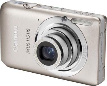 Immagine prodotto Canon IXUS 115 HS, 12MP, zoom 4x, filmati FullHD, argento (1/2,3'')