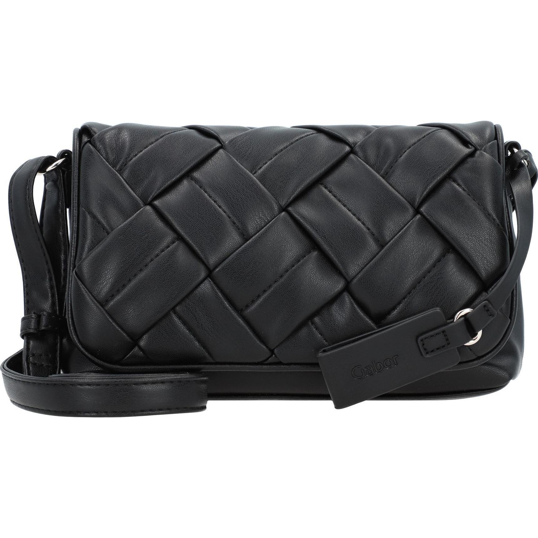 Gabor, Handtasche, BEHEIM INTERN. FASHION Bridget, Flap bag S top zip, b, Schwarz