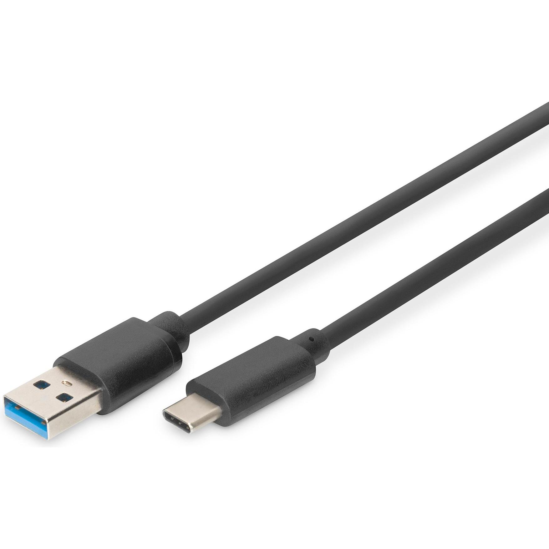 Digitus Nero Cavo Di Collegamento Usb Type-C™ (1 M, Usb 3.0), Cavo Usb