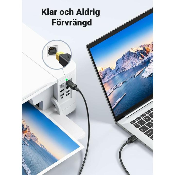 Immagine prodotto Ugreen USB A — USB B (3 m, USB 2.0)