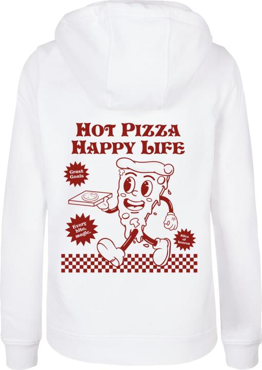 Produktbild Merchcode Ladies Hot Pizza Happy Life Hoody - 198517 (4XL)