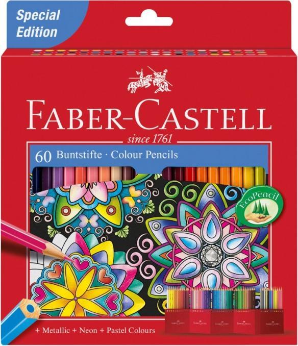 Produktbild Faber-Castell Farbstifte (Mehrfarbig, 60 x)