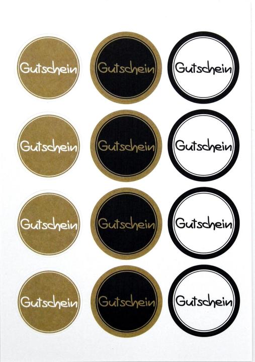 Artoz Motivsticker Gutschein 6 Stück