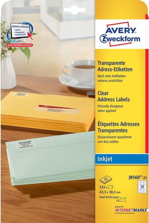 Produktbild Avery Adress-Etiketten