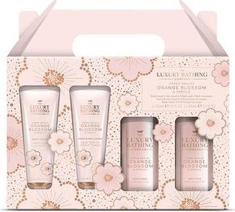 Produktbild Grace Cole Körperpflege-Geschenkset Creme Brulee Orangenblüte Vanille - 4 Stück (Körperpflegeset)