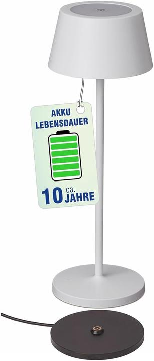 Produktbild Maul MAULnina LED-Akku-Tischleuchte weiss (210 lm)