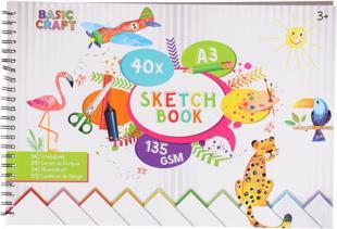 Produktbild Grafix Skizzenbuch A3 40 Blatt, 135 g / m² (A3)