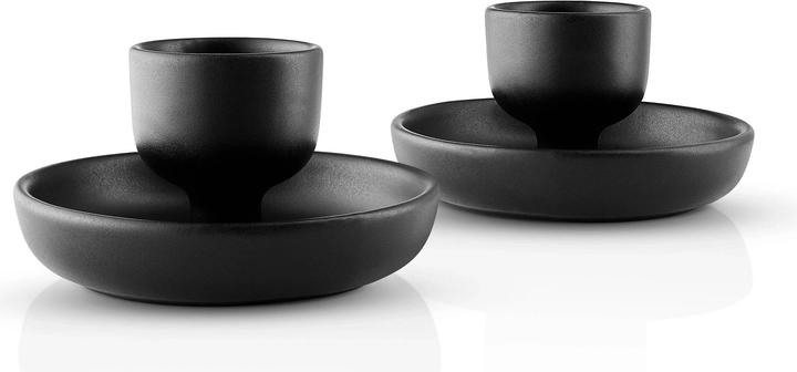 Produktbild Eva Solo - Nordic kitchen Eierbecher - Black - 2 St. H6 cm x 11 cm (2 x)