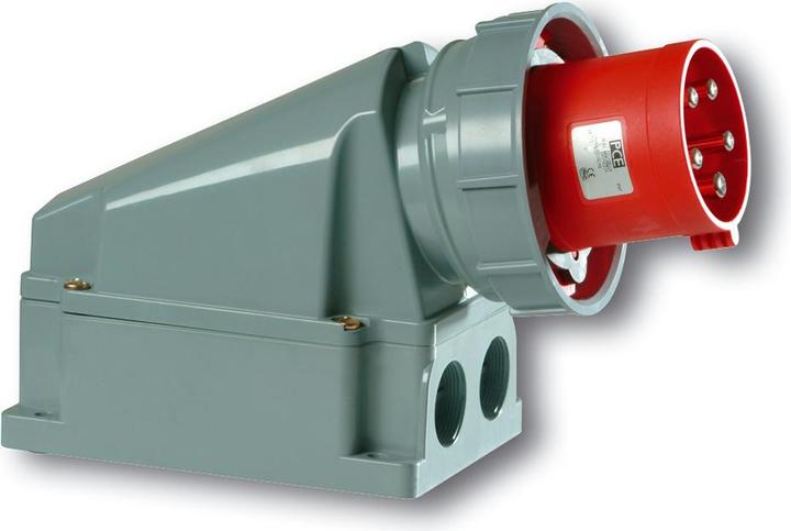 Actual product image PCE 534-7 Wall-mounted appliance inlet 63A 4p 7h IP66/67 Power Twist