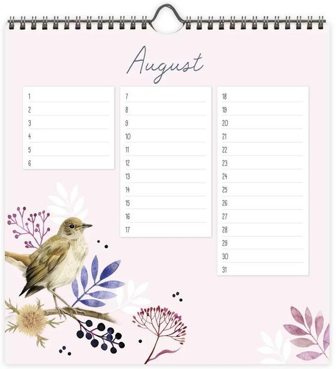 Produktbild Geburtstagskalender (20 x 20 cm)