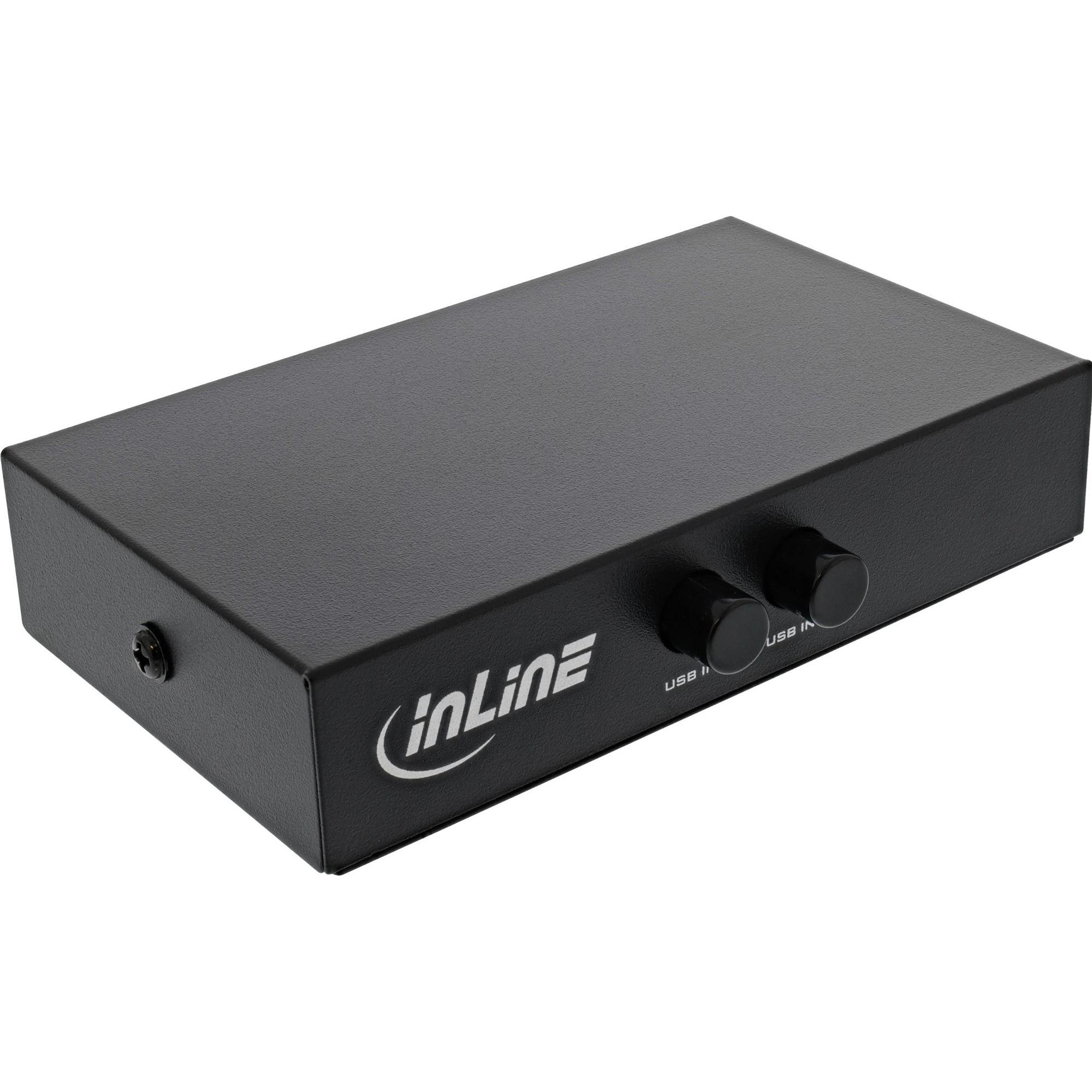 InLine USB 2.0 Umschalter manuell, Switch Box