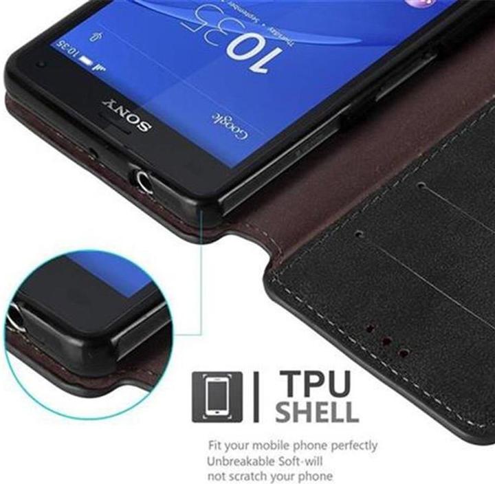 Produktbild Cadorabo Book Retro Matt Wallet Cover (Sony Xperia Z3 Compact)