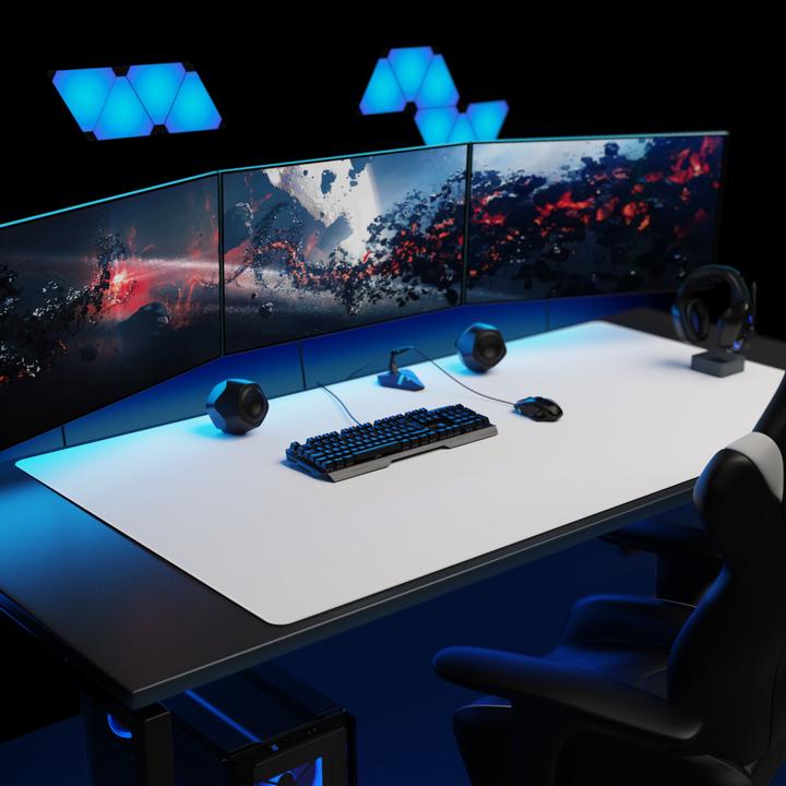 Produktbild Titanwolf Gaming Mauspad, XXXL Speed Gaming Mausmatte, Mousepad Extragrosse Fläche von 1500 x 800mm, weiss (XXL)