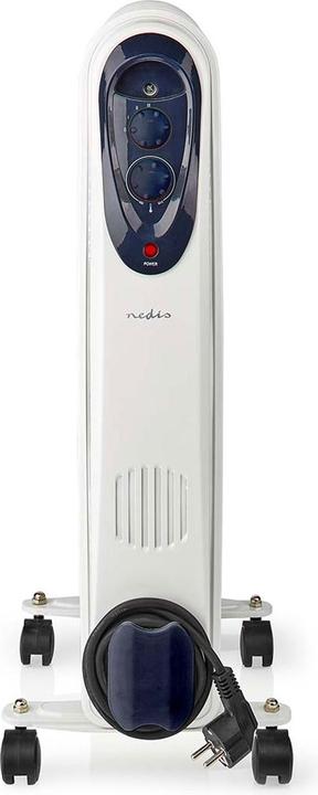Actual product image Nedis Mobile oil radiator | 800 / 1200 / 2000 W | 9 Fins | Adjustable thermostat | 3 heat settings (2000 W)