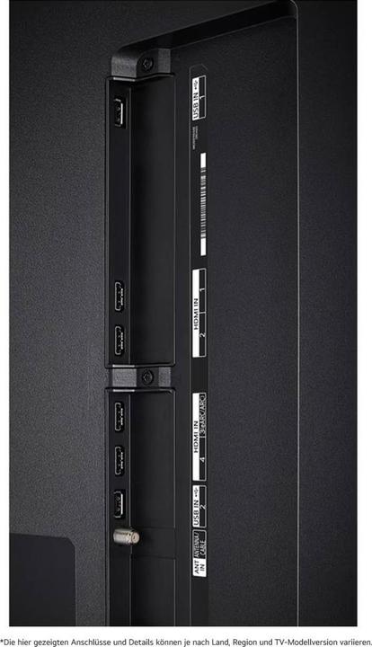 Actual product image LG 50QNED85T6A (125.8 cm (50 inch), black, UltraHD/4K, HDR10, triple tuner, AI processor, 120Hz panel (50", QNED85, QNED, 4K)