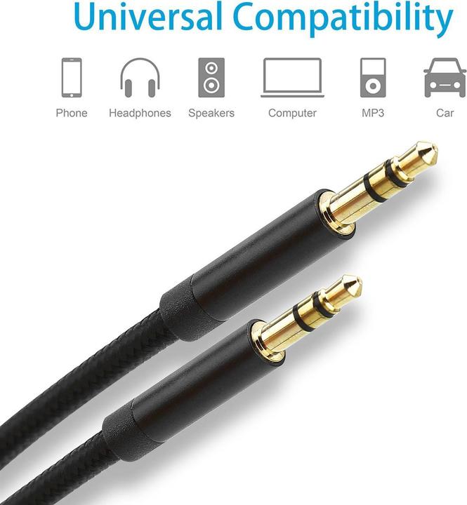 Image du produit Cadorabo Câble audio auxiliaire 3.5mm (0.21 m)