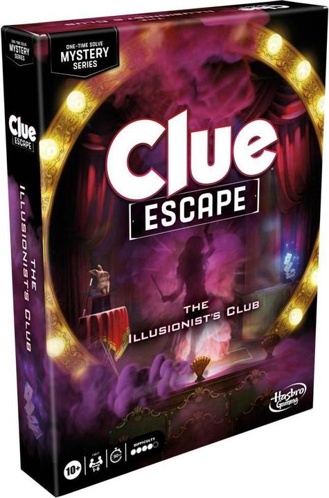 Actual product image Hasbro Gaming Clue Escape: The Illusionist’s Club (English)