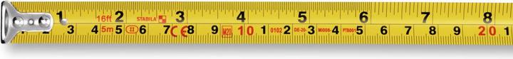Actual product image Stabila Ruban de poche BM 100, 5 m (16'), échelle cm/pouce (5 m)