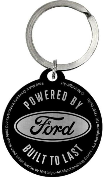 Immagine prodotto Nostalgic-Art Merchandising Portachiavi Nostalgic Art Ford Ø 4 cm, blu/bianco, motivo: logo