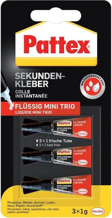 Pattex Liquid Mini-Trio (3 g)