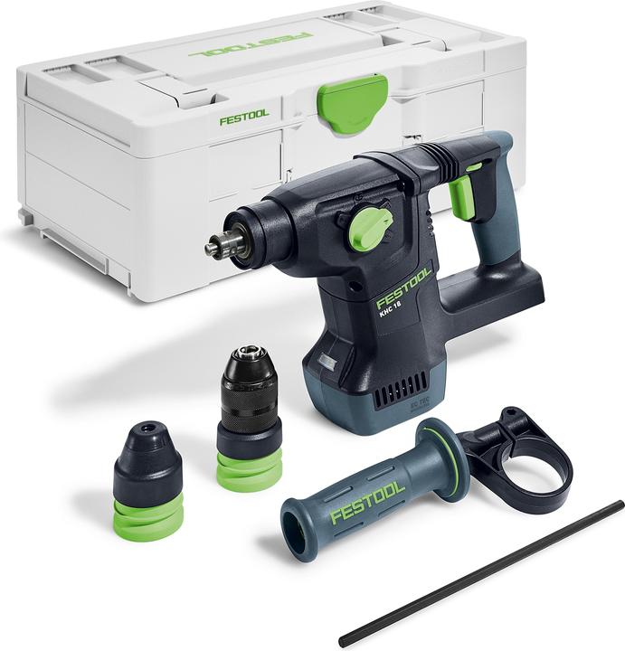 Actual product image Festool KHC 18 EB-Basic cordless combihammer (Rechargeable battery operated)