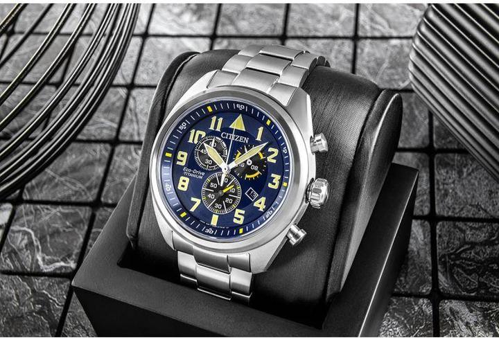 Actual product image Citizen AT2480-81L (Chronograph, 42 mm)