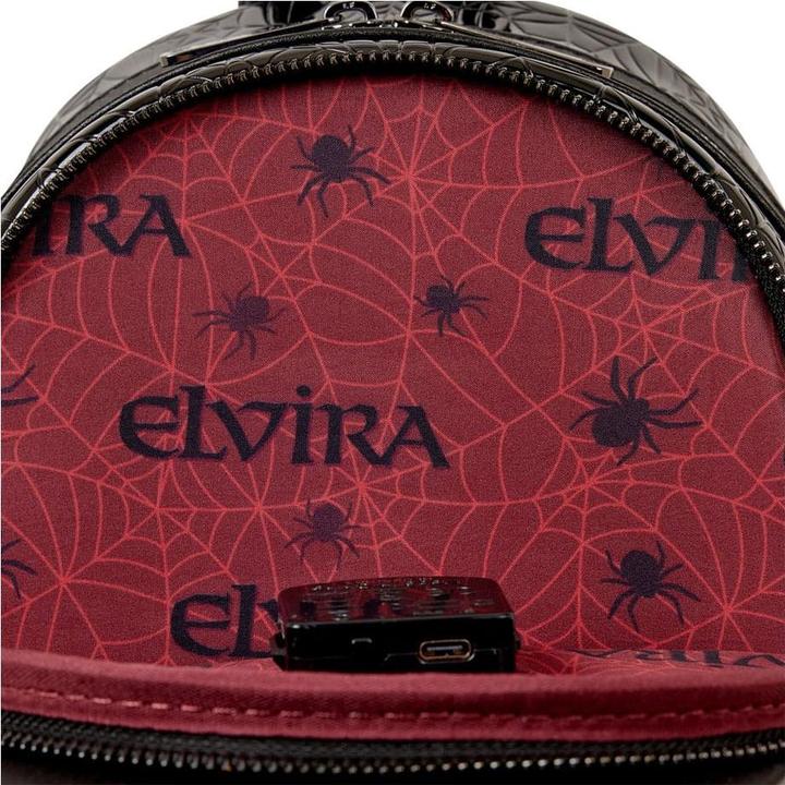Actual product image Loungefly Elvira by Mini Backpack