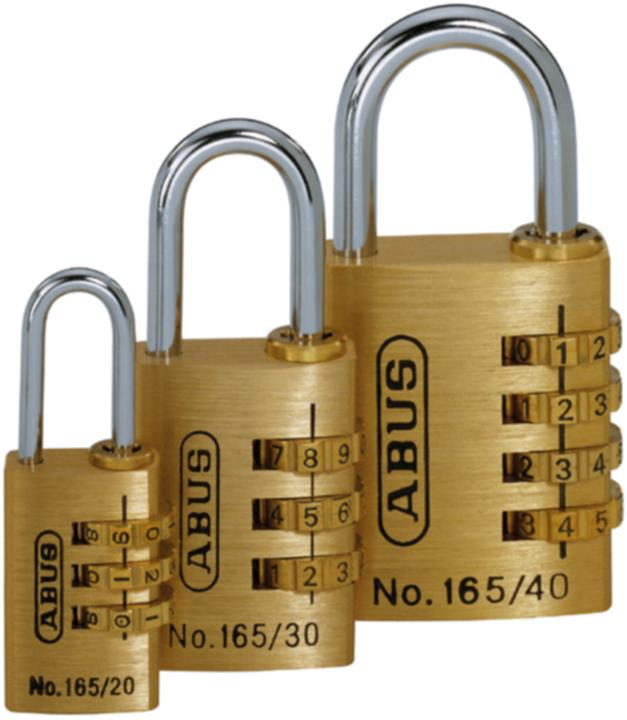 Abus 165/40 with Lock-Tag Combination Padlock