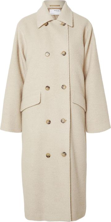 Actual product image Selected Femme Double breasted wool coat (42)