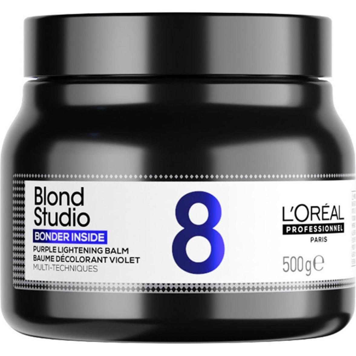 L'oréAl Professionnel, Tinta Per Capelli, L'oreal Professionnel Blond Studio Purple Lightening Balm 500G (Biondismo)