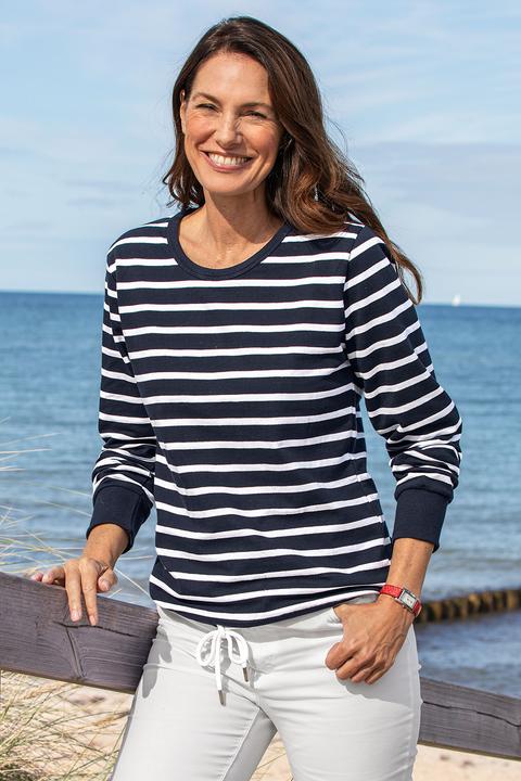 Produktbild NoName Damen Streifen-Sweatshirt (L)