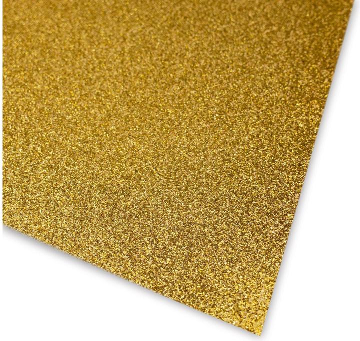 Image du produit Ursus Glitzerkarton A4, 300 g/m², 10 Blatt, Gold (300 g/m², 10 x)
