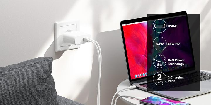 Actual product image Alogic WCG2X63-EU (63 W)