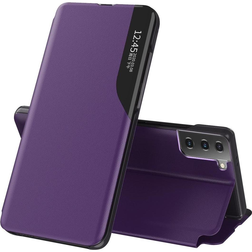 Thumbnail - König Design Hülle Handy Schutz für Samsung Galaxy S21 Plus Case Cover Tasche Etuis Violett (Samsung Galaxy S21+), Smart...
