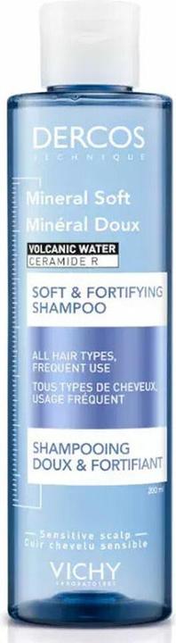 Vaseline Vichy - Dercos - Gentle and restorative mineral shampoo for frequent washing 200ml (200 ml, Flüssiges Shampoo)