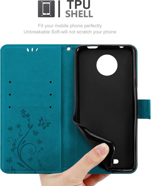 Produktbild Cadorabo Flower Book Cover (Motorola Moto C)