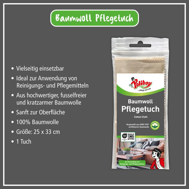 Actual product image Poliboy 2x500ml Möbel Öl mit Baumwolltuch (1 l)