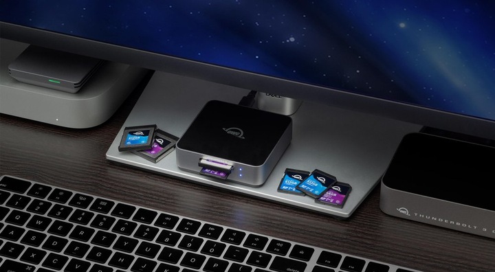 Actual product image OWC Atlas Dual CFexpress + SD Card Reader (USB 3.2 Gen 2, USB-C)