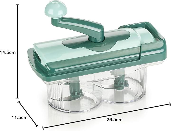 Produktbild Genius Nicer Dicer Fusion, 34-delig, schneiden, raspeln, julienne, spiralförmig, hobeln