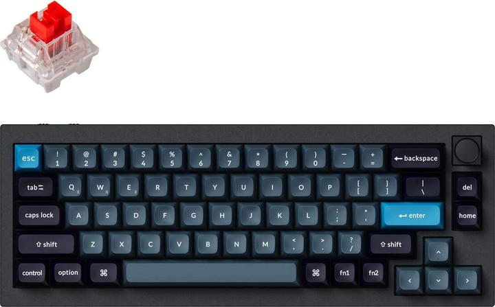 Image du produit Keychron Q2 Pro (US, Filaire, Sans fil)
