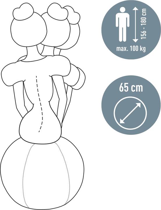 Actual product image Leitz Ergo Cosy Active sitting ball (65 cm)