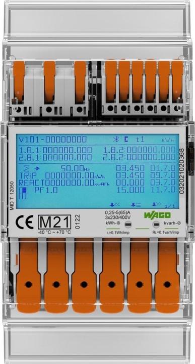 Actual product image Wago Energy consumption meter