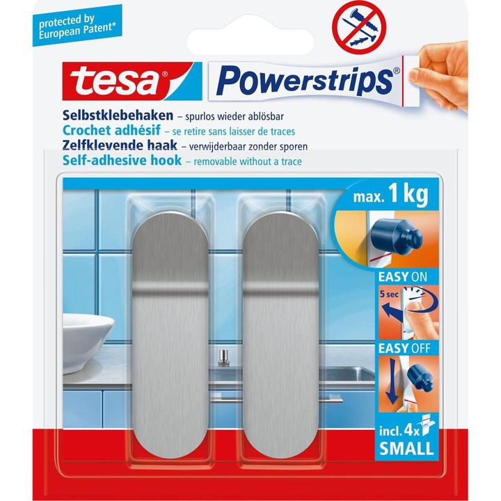 Produktbild tesa Powerstrips Haken SMALL Metall