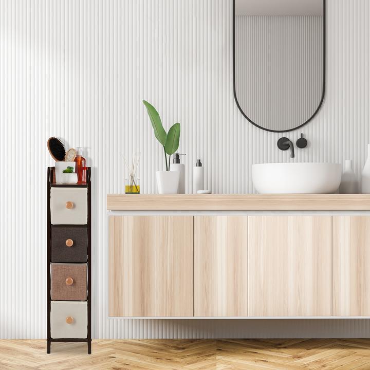 Produktbild Relaxdays Schubladenschrank (20 x 49.5 x 84.5 cm)